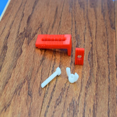 3D Printed CNC Clamp with 6mm Nylon Wing Nut Bolt